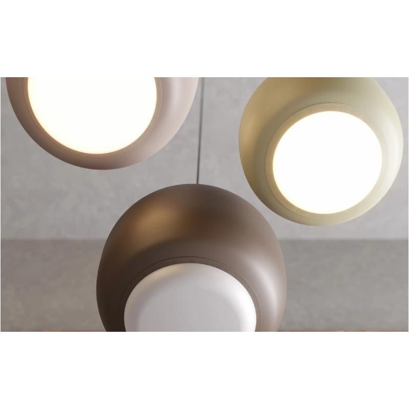 DUBBO SOSPENSIONE IN 4 COLORI CON LED INTEGRATO LUCE CCT 2700K-3000K-4000K DIMMERABILE IN 4 MISURE