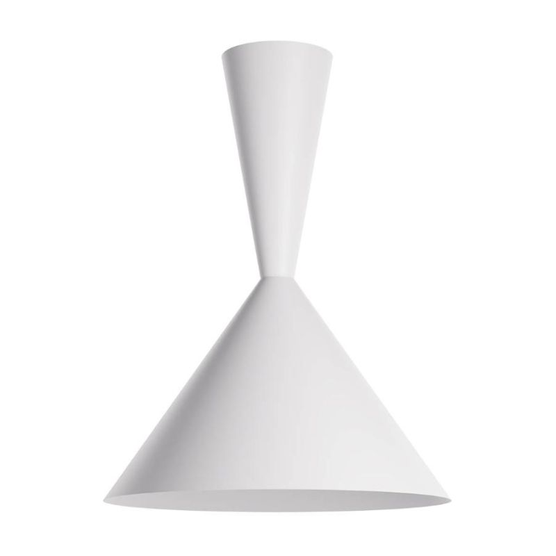 KONOS PLAFONIERA A CONO IN ALLUMINIO 6 COLORI IN 2 MISURE CON LAMPADINA ATTACCO E27 DESIGN MODERNO