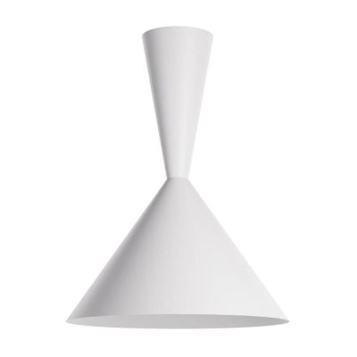 KONOS PLAFONIERA A CONO IN ALLUMINIO 6 COLORI IN 2 MISURE CON LAMPADINA ATTACCO E27 DESIGN MODERNO