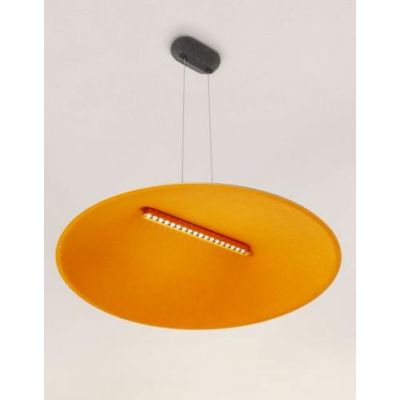 AKIRA LAMPADARIO IN FELTRO FONOASSORBENTE 4 COLORI D75 CM LED 12W LUCE 2700K-3000K MODERNO