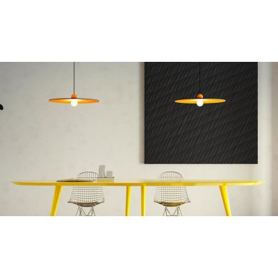 NUWA LAMPADARIO IN FELTRO FONOASSORBENTE D60 CM IN 4 COLORI LED 7W LUCE 2700K-3000K MODERNO