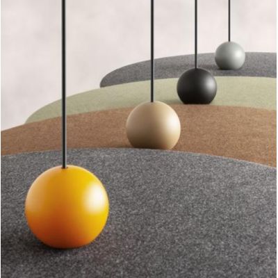 NUWA LAMPADARIO IN FELTRO FONOASSORBENTE D60 CM IN 4 COLORI LED 7W LUCE 2700K-3000K MODERNO