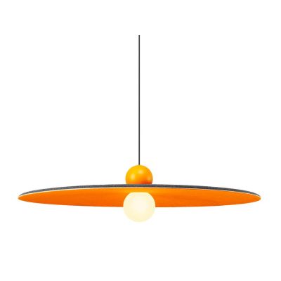 NUWA LAMPADARIO IN FELTRO FONOASSORBENTE D60 CM IN 4 COLORI LED 7W LUCE 2700K-3000K MODERNO