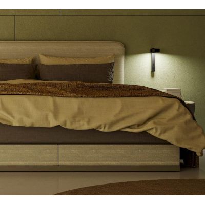 SADES APPLIQUE ORIENTABILE LED 6W LUCE 3000K CON 2 PORTE USB IN ALLUMINIO 4 COLORI DESIGN MODERNO