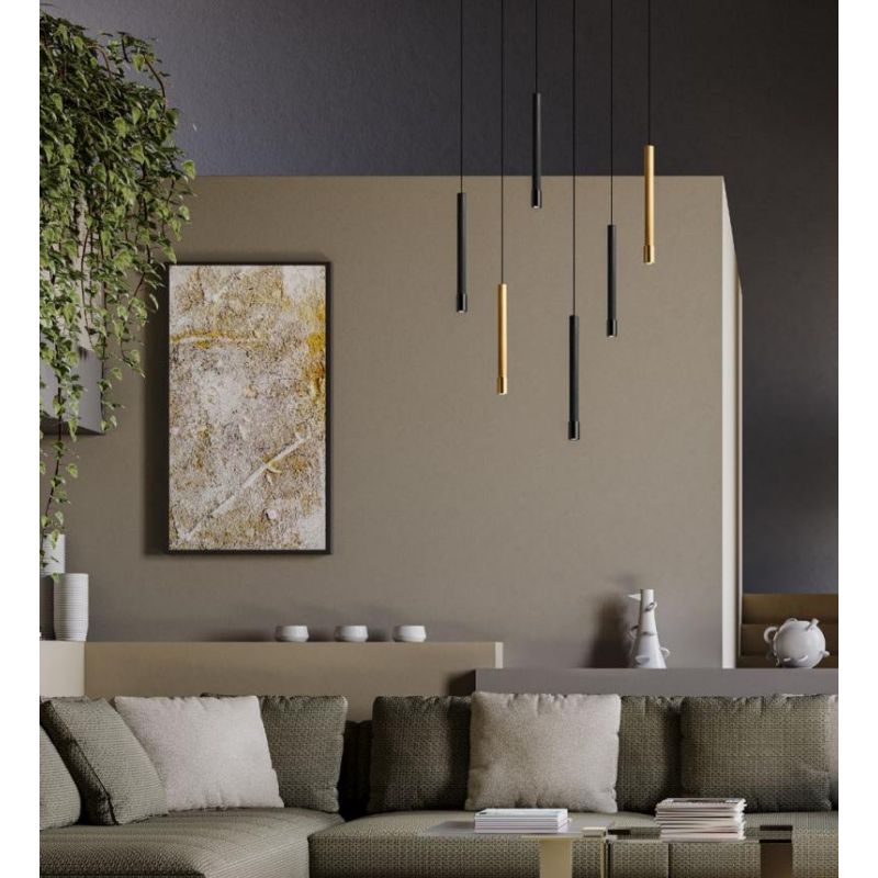 DRILL SOSPENSIONE SINGOLA CON LED 8,5W LUCE 2700K O 3000K IN ALLUMINIO 3 COLORI DESIGN MODERNO