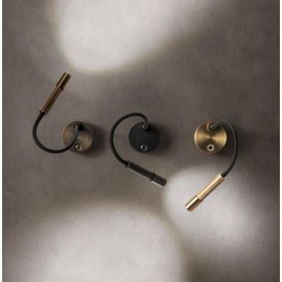 DRILL APPLIQUE CON BRACCIO FLESSIBILE LED 8W LUCE 2700K O 3000K DIMMERABILE ALLUMINIO 3 COLORI MODERNA