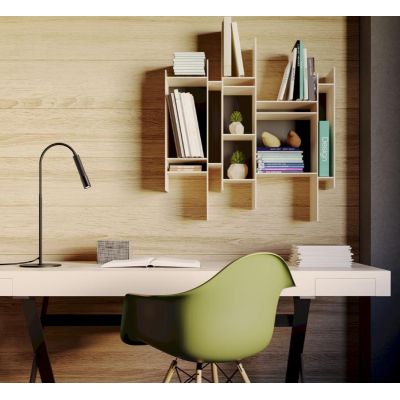 DRILL LAMPADA DA TAVOLO CON BRACCIO FLESSIBILE LED 8W LUCE 2700K O 3000K DIMMERABILE 3 COLORI MODERNA