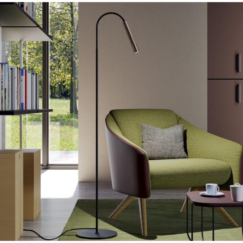 DRILL PIANTANA 3 COLORI CON BRACCIO FLESSIBILE LED 8W LUCE 2700K O 3000K DIMMERABILE MODERNA