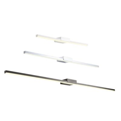 ASTON LAMPADA DA SPECCHIO CM 120-CM90-CM60 LED IP44 LUCE CCT 3000K-4000K ALLUMINIO 3 COLORI MODERNA