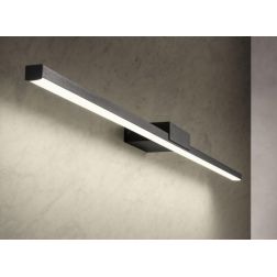 ASTON LAMPADA DA SPECCHIO CM 120-CM90-CM60 LED IP44 LUCE CCT 3000K-4000K ALLUMINIO 3 COLORI MODERNA 2