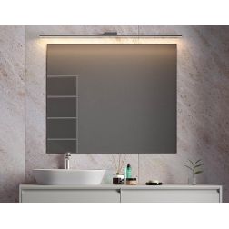 ASTON LAMPADA DA SPECCHIO CM 120-CM90-CM60 LED IP44 LUCE CCT 3000K-4000K ALLUMINIO 3 COLORI MODERNA