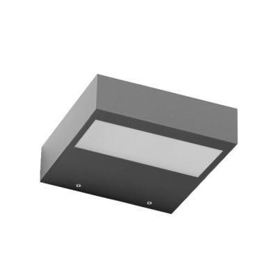 REGOLO APPLIQUE LED 19W BIEMISSIONE LUCE 2700K-3000K BIANCO,NERO E GRIGIO DELLA LINEA LIGHT