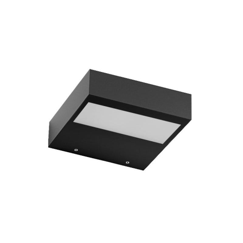 REGOLO APPLIQUE LED 19W BIEMISSIONE LUCE 2700K-3000K BIANCO,NERO E GRIGIO DELLA LINEA LIGHT