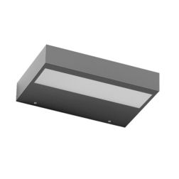 REGOLO APPLIQUE LED 26W BIEMISSIONE LUCE 2700K-3000K BIANCO,NERO E GRIGIO DELLA LINEA LIGHT