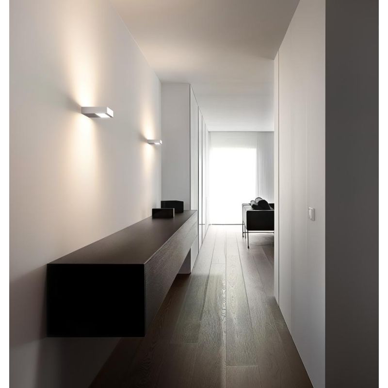 REGOLO APPLIQUE LED 26W BIEMISSIONE LUCE 2700K-3000K BIANCO,NERO E GRIGIO DELLA LINEA LIGHT
