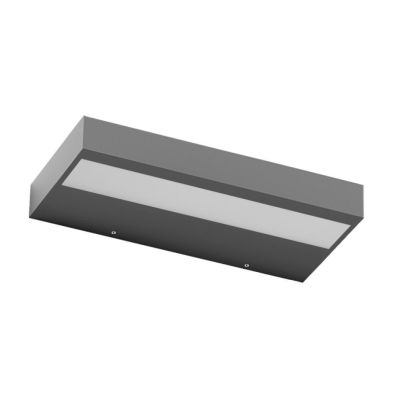 REGOLO APPLIQUE LED 38W BIEMISSIONE LUCE 2700K-3000K BIANCO,NERO E GRIGIO DELLA LINEA LIGHT
