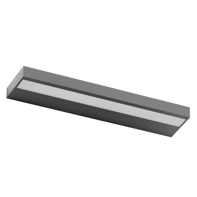 REGOLO APPLIQUE LED 51W BIEMISSIONE LUCE 2700K-3000K BIANCO,NERO E GRIGIO DELLA LINEA LIGHT