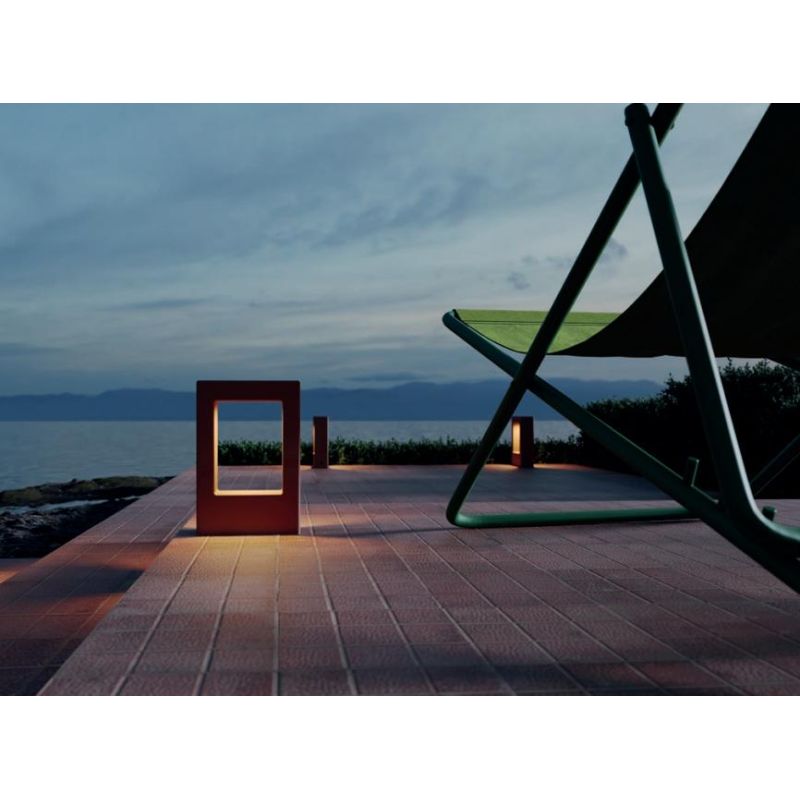 SANDER PALETTI DA GIARDINO IN CEMENTO 3 COLORI IP65 LED INTEGRATO LUCE 2700K-3000K 2 MISURE DESIGN MODERNO