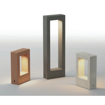 SANDER PALETTI DA GIARDINO IN CEMENTO 3 COLORI IP65 LED INTEGRATO LUCE 2700K-3000K 2 MISURE DESIGN MODERNO