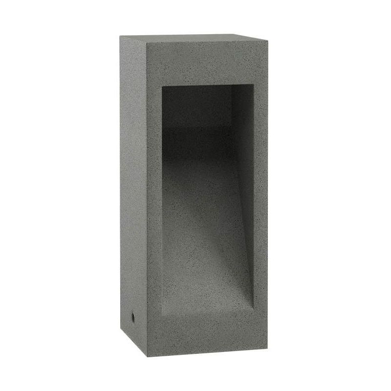 TOSS PALETTO DA GIARDINO IN CEMENTO 3 COLORI IP65 LED INTEGRATO LUCE 2700K-3000K 2 MISURE DESIGN MODERNO