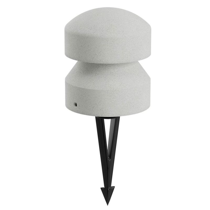 CLIFF PALETTO SEGNAPASSO LED DA ESTERNO IN CEMENTO 3 COLORI IP65 LUCE 2700K-3000K 2 MISURE CON PICCHETTO