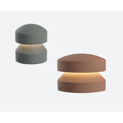 CLIFF PALETTO SEGNAPASSO LED DA ESTERNO IN CEMENTO 3 COLORI IP65 LUCE 2700K-3000K 2 MISURE CON PICCHETTO