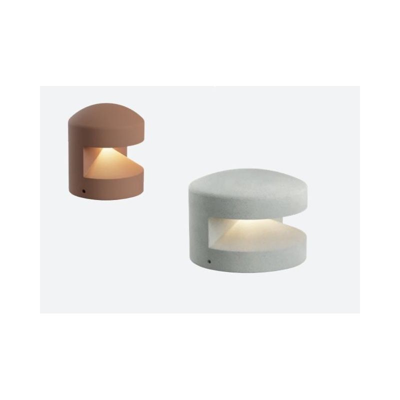 CLIFF PALETTO SEGNAPASSO DA ESTERNO IN CEMENTO 3 COLORI IP65 CON LED LUCE 2700K-3000K 2 MISURE CON PICCHETTO