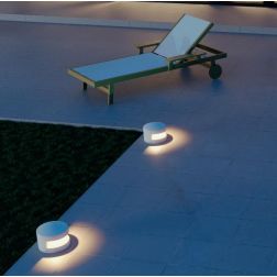 CLIFF PALETTO SEGNAPASSO DA ESTERNO IN CEMENTO 3 COLORI IP65 CON LED LUCE 2700K-3000K 2 MISURE CON PICCHETTO