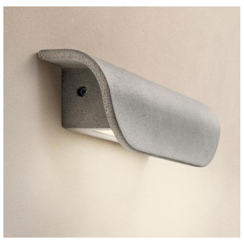 LID LAMPADA DA PARETE DA ESTERNO IN CEMENTO 3 COLORI IP65 LED INTEGRATO LUCE 2700K-3000K MODERNA