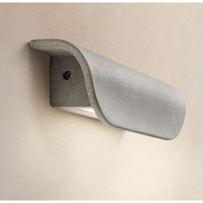 LID LAMPADA DA PARETE DA ESTERNO IN CEMENTO 3 COLORI IP65 LED INTEGRATO LUCE 2700K-3000K MODERNA