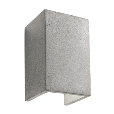 PETRA APPLIQUE RETTANGOLARE IN CEMENTO 3 COLORI IP54 LED 12W LUCE 2700K-3000K FLUSSO REGOLABILE DA ESTERNO