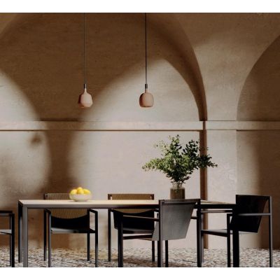 POTTER SOSPENSIONE SINGOLA IN CEMENTO D15,8 CM 3 COLORI IP65 DA ESTERNO LAMPADINA ATTACCO GU10