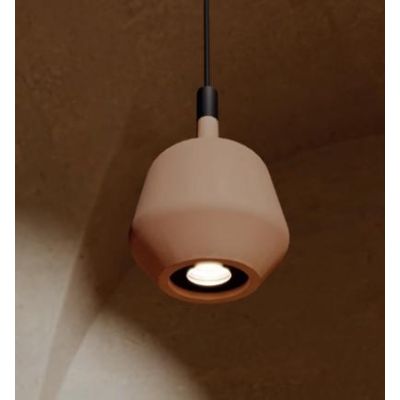 POTTER SOSPENSIONE SINGOLA IN CEMENTO D16,5 CM 3 COLORI IP65 DA ESTERNO LAMPADINA ATTACCO GU10