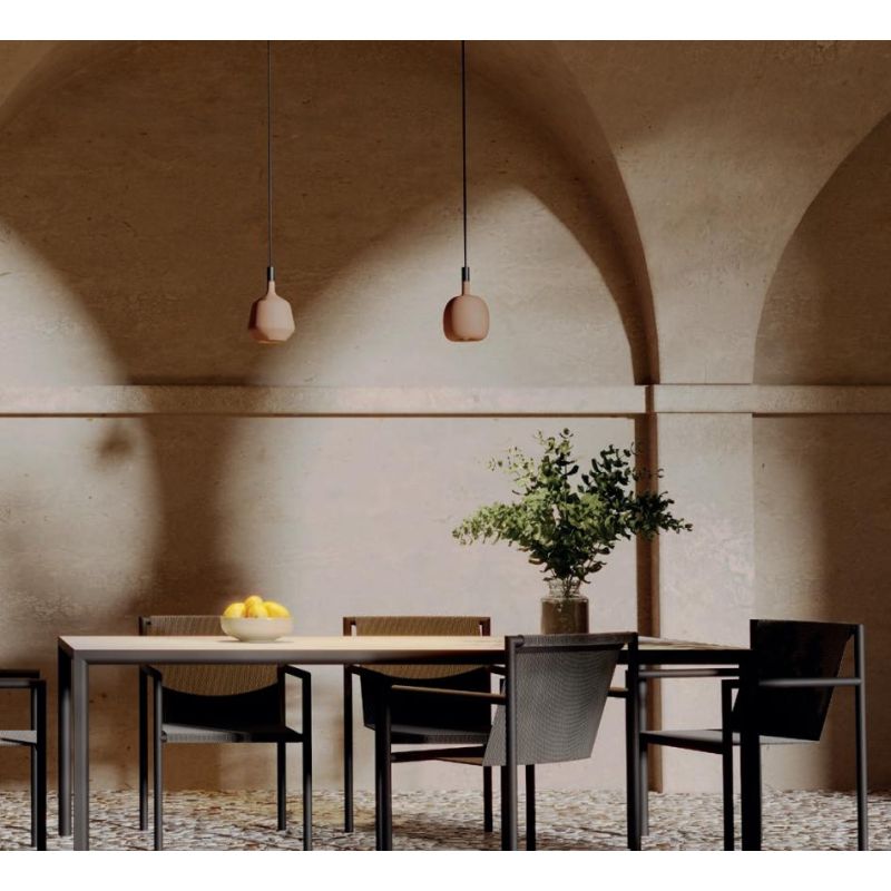 POTTER SOSPENSIONE SINGOLA IN CEMENTO D16,5 CM 3 COLORI IP65 DA ESTERNO LAMPADINA ATTACCO GU10