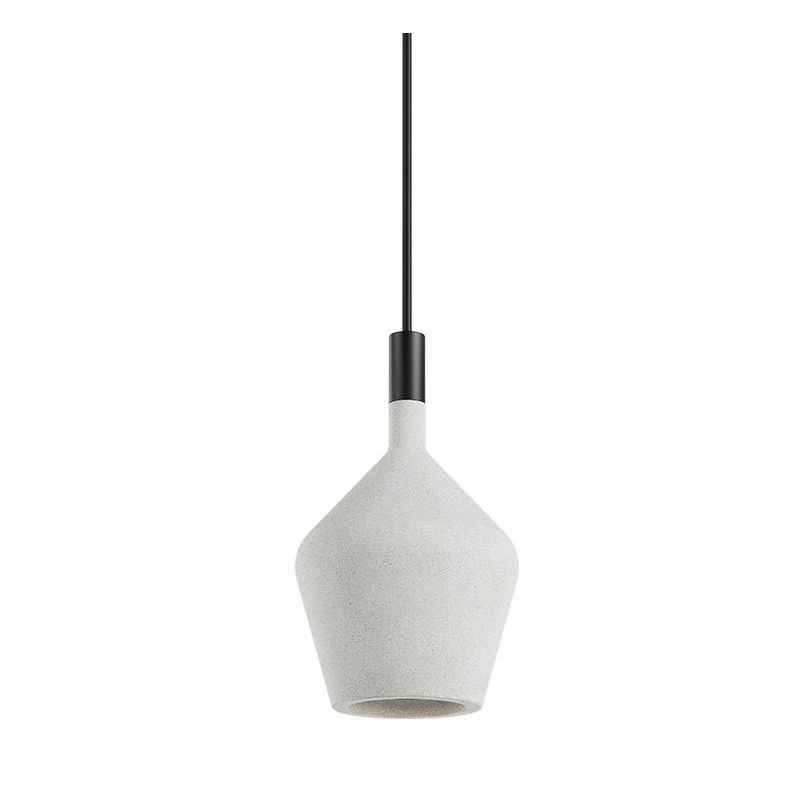 POTTER SOSPENSIONE SINGOLA IN CEMENTO D15,5 CM 3 COLORI IP65 DA ESTERNO LAMPADINA ATTACCO GU10