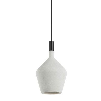 POTTER SOSPENSIONE SINGOLA IN CEMENTO D15,5 CM 3 COLORI IP65 DA ESTERNO LAMPADINA ATTACCO GU10