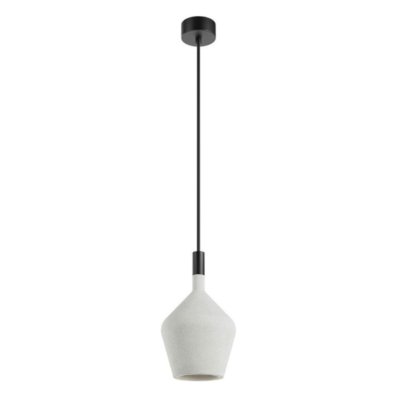 POTTER SOSPENSIONE SINGOLA IN CEMENTO D15,5 CM 3 COLORI IP65 DA ESTERNO LAMPADINA ATTACCO GU10
