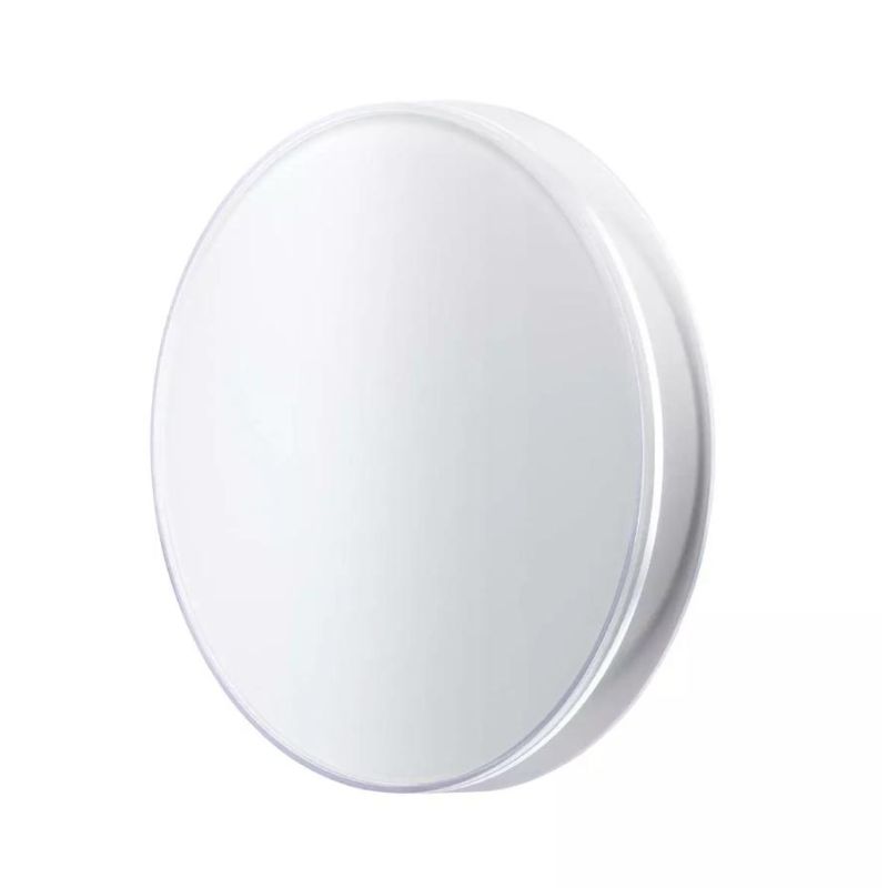 DISCUS APPLIQUE ROTONDA DA ESTERNO IP65 BIANCA O NERA LED 12W LUCE 3000K D24 CM DESIGN MODERNO