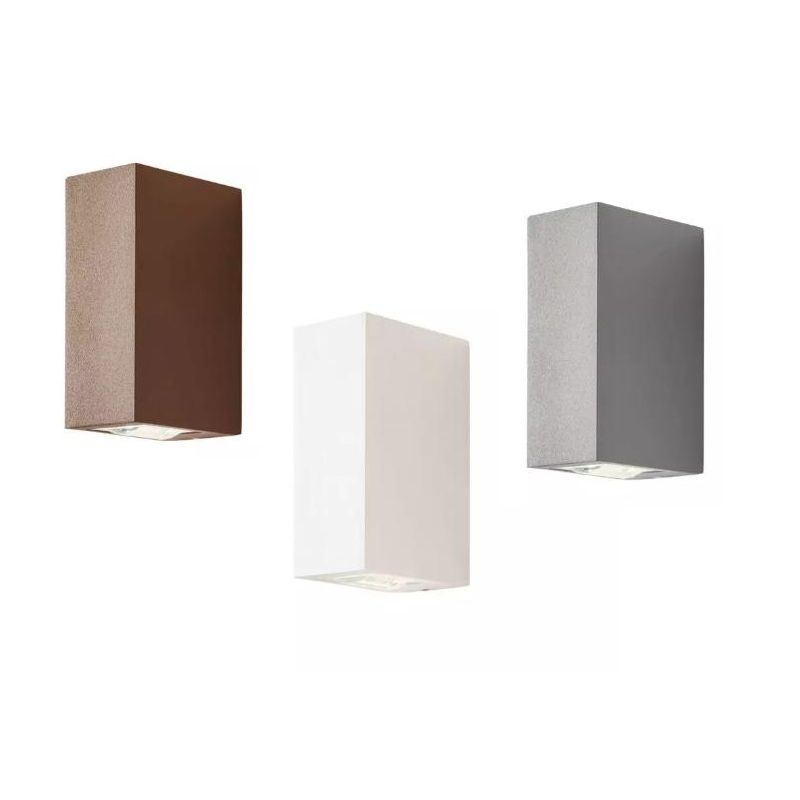 ACE APPLIQUE DA ESTERNO MONO-EMISSIONE IP54 LED 3,36W LUCE 3000K-4000K ALLUMINIO 3 COLORI MODERNA