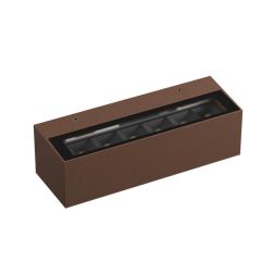 AROOS APPLIQUE DA ESTERNO L20 CM 3 COLORI IP65 LED 14,5W LUCE 2700K-3000K BIEMISSIONE LUCE