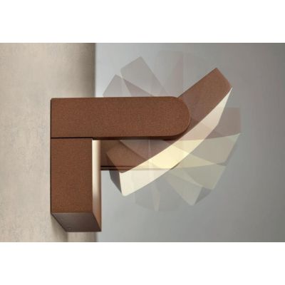 FLIP APPLIQUE ORIENTABILE DA ESTERNO A LED IP65 LUCE CCT 3000K-4000K-5000K  IN ALLUMINIO 3 COLORI