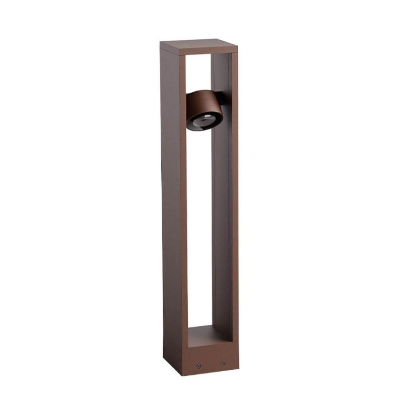 XROCK PALETTO DA GIARDINO H60 CM IP65 CON LUCE ORIENTABILE LED 9W LUCE 2700K-3000K ALLUMINIO 3 COLORI