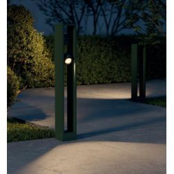 XROCK PALO DA GIARDINO H80 CM IP65 CON LUCI ORIENTABILI LED 18W LUCE 2700K-3000K ALLUMINIO 3 COLORI 2