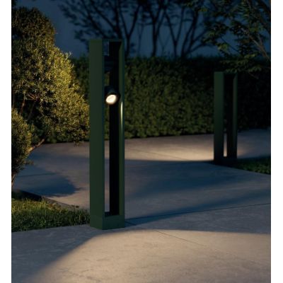 XROCK PALO DA GIARDINO H80 CM IP65 CON LUCI ORIENTABILI LED 18W LUCE 2700K-3000K ALLUMINIO 3 COLORI