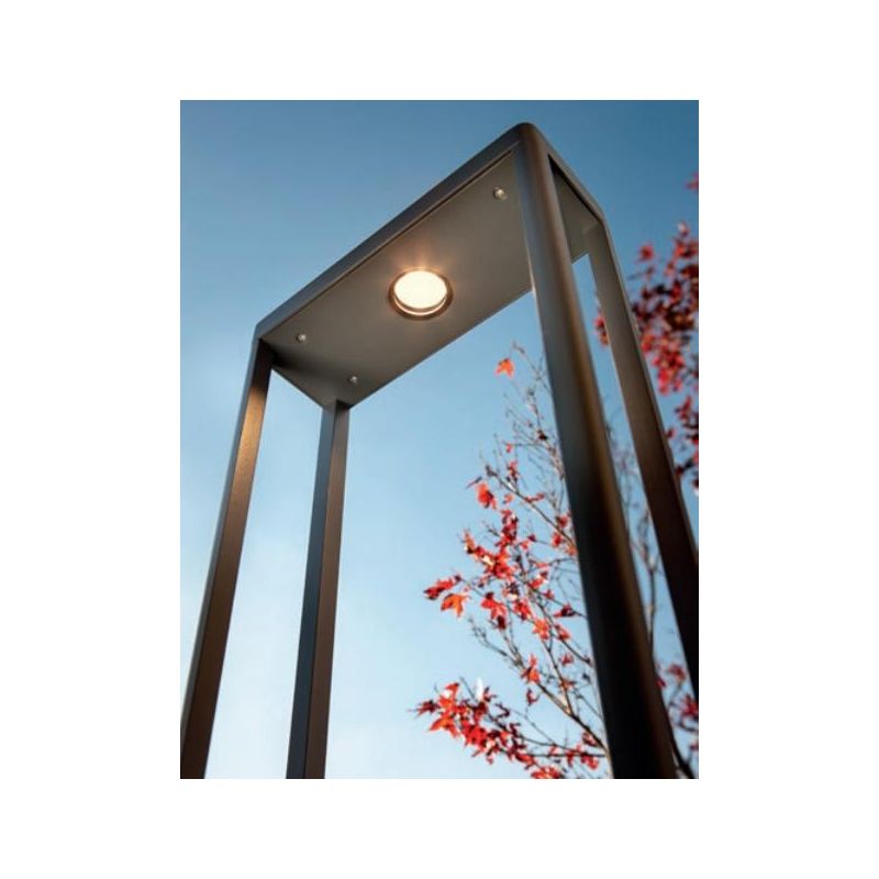 WAKE PALI DA GIARDINO IN 3 MISURE IP65 LED 8W LUCE 3000K ALLUMINIO COLORE ANTRACITE DESIGN MODERNO