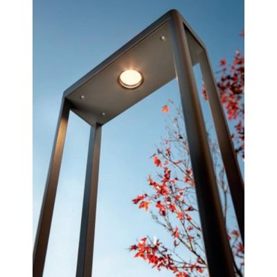 WAKE PALI DA GIARDINO IN 3 MISURE IP65 LED 8W LUCE 3000K ALLUMINIO COLORE ANTRACITE DESIGN MODERNO