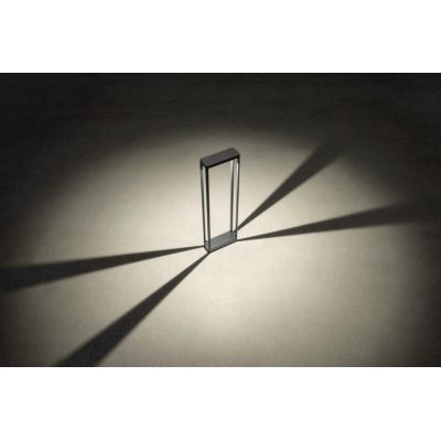 WAKE PALI DA GIARDINO IN 3 MISURE IP65 LED 8W LUCE 3000K ALLUMINIO COLORE ANTRACITE DESIGN MODERNO