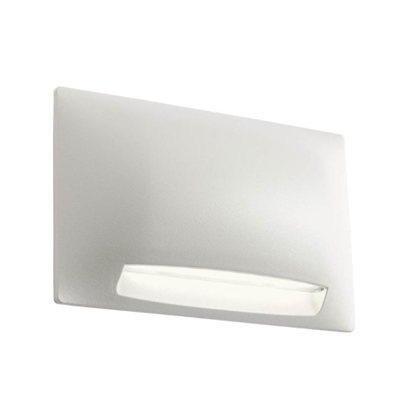 SLOT SEGNAPASSO DA ESTERNO IP65 LED 5W LUCE 2700K-3000K ALLUMINIO BIANCO O ANTRACITE MODERNO