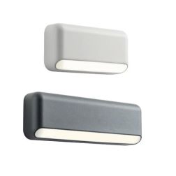 SAPO SEGNAPASSO A LED IP65 2 MISURE LUCE 2700K-3000K ALLUMINIO BIANCO O ANTRACITE MODERNO