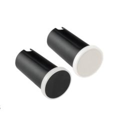 XPI SEGNAPASSO ROTONDO DA INCASSO IP65 LED 3W LUCE 3000K BIANCO O NERO DA ESTERNO MODERNO